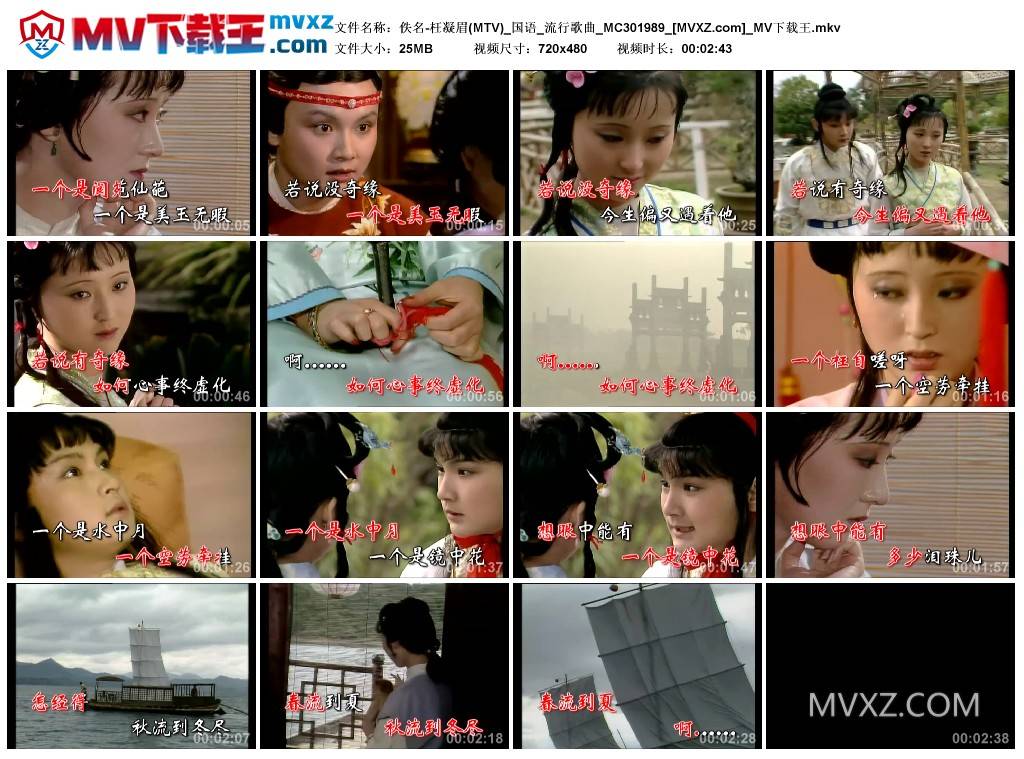 佚名-枉凝眉(MTV)_国语_流行歌曲_MC301989